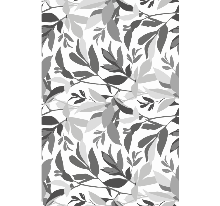 Stylish Leaf Pattern roller blind flowers - TenStickers
