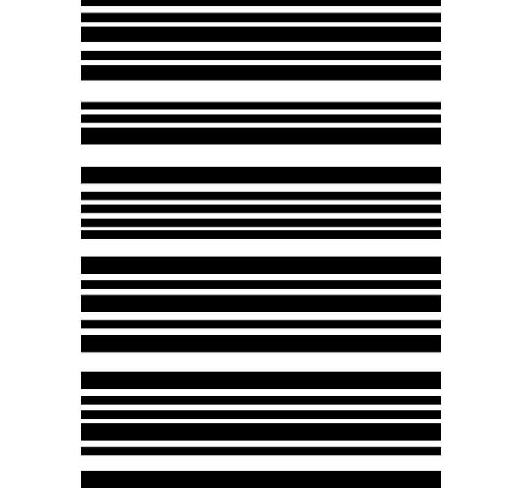 Black striped office Elegant blind - TenStickers