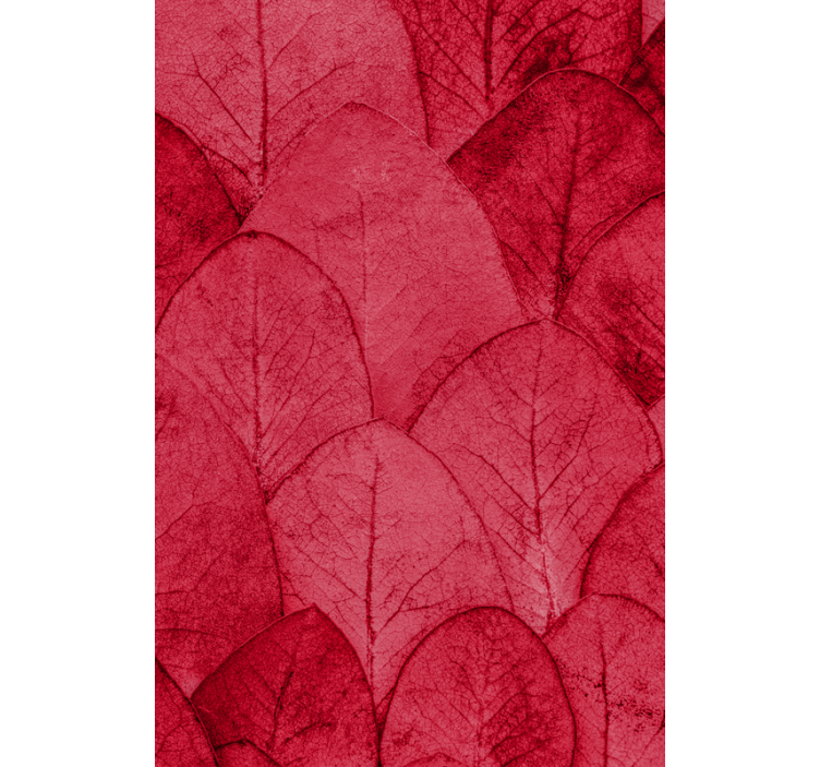 Magenta Purple Leaves Living room blind - TenStickers