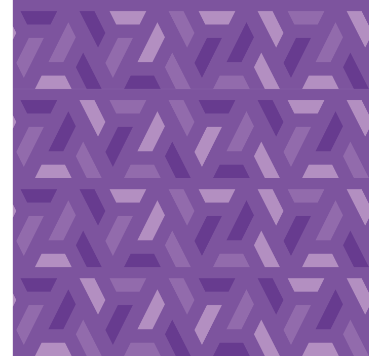 Geometric Lilac Pattern Living Room Blind - TenStickers