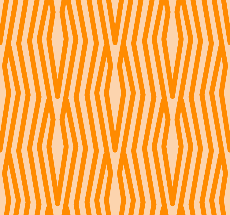 Abstract pattern orange blind - TenStickers