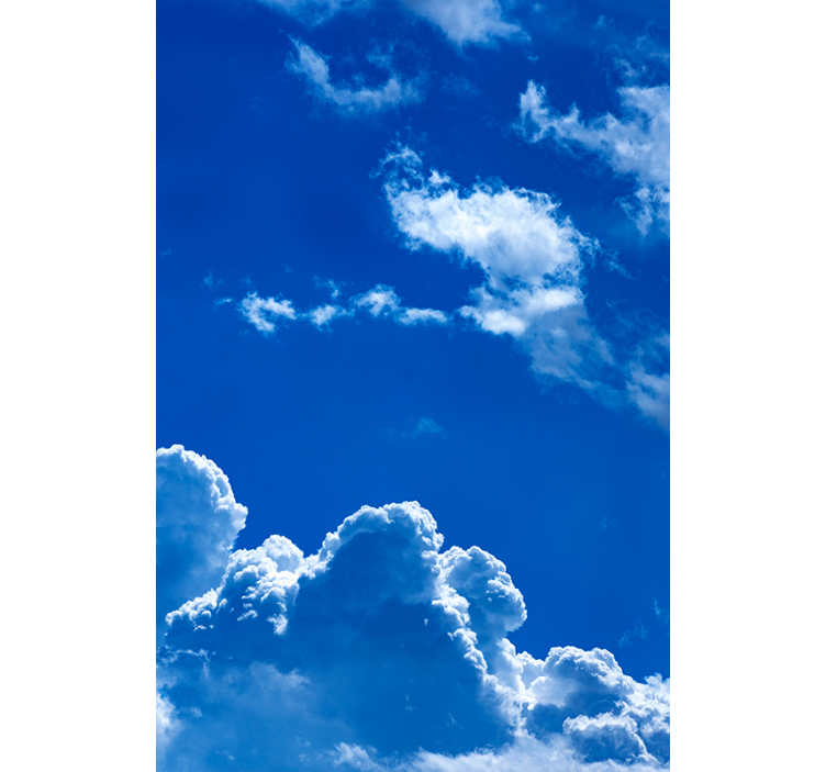 Serene Sky Scene roller blind clouds - TenStickers