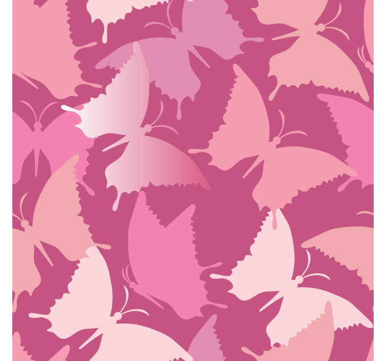 Pink background Butterflies blind - TenStickers
