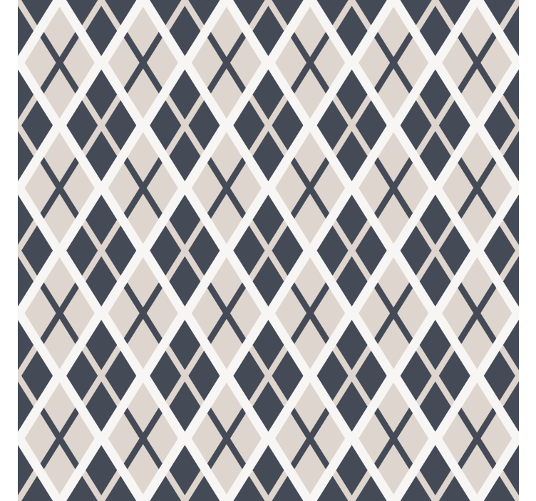 Rhombuses pattern Nordic blind - TenStickers