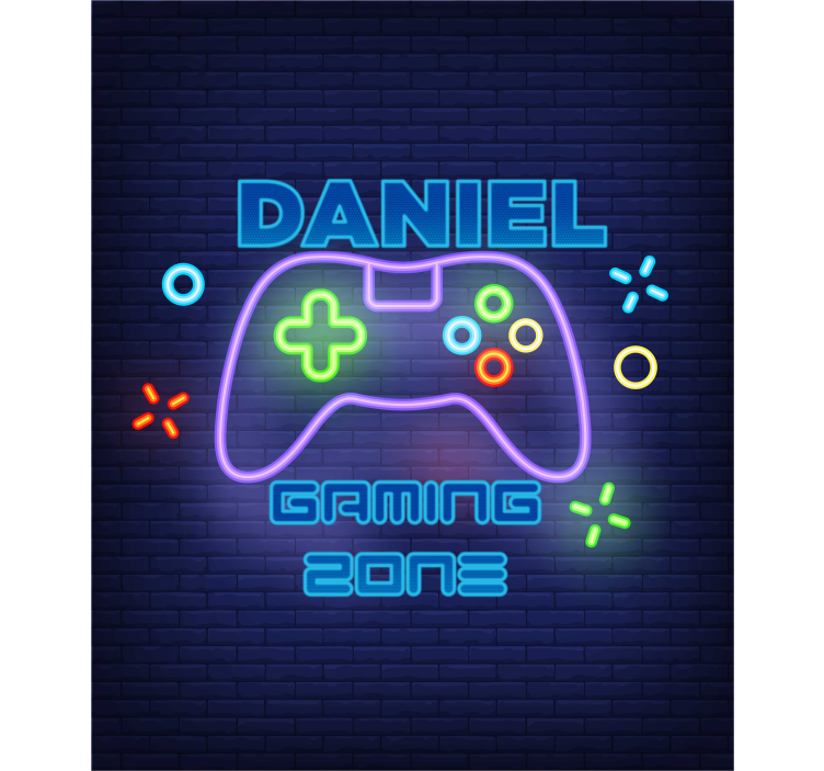 Gaming zone custom printed window shade - TenStickers