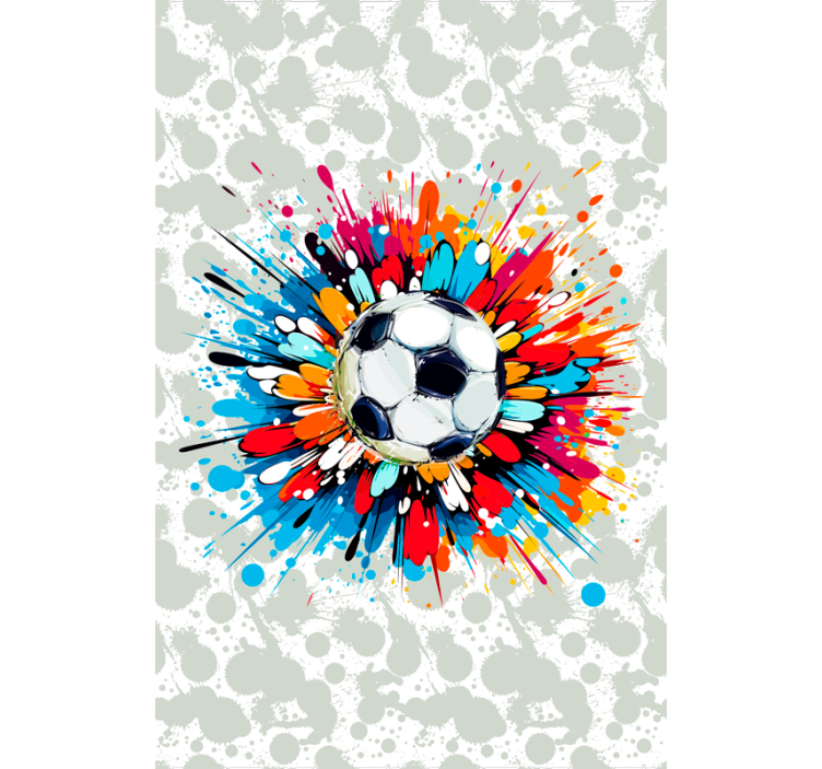Explosion football roller blind - TenStickers