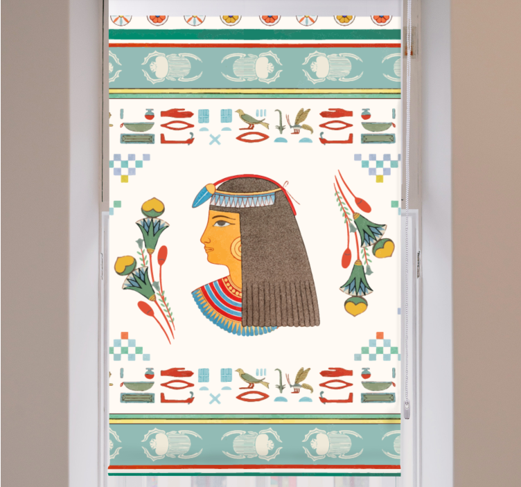ANCIENT EGYPTIAN QUEEN ART movie roller blind - TenStickers