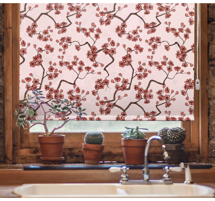Cherry blossom Flowers and plant blind - TenStickers