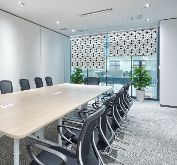 Elegant geometric pattern Modern blind - TenStickers