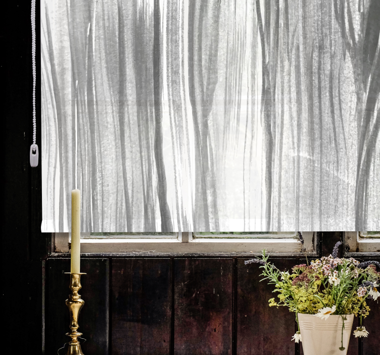 Embellished Veil textured roller blind - TenStickers
