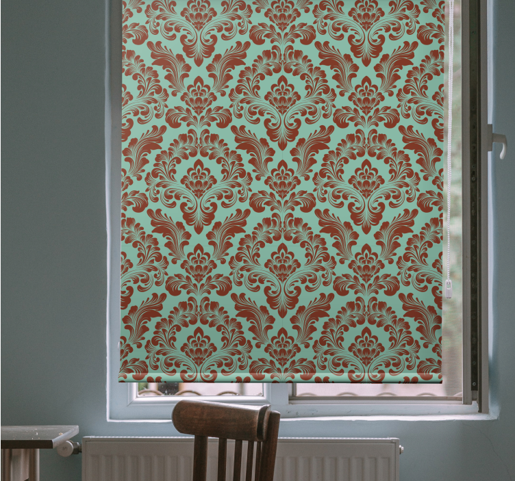 Graceful Bloom Concept elegant roller blind - TenStickers