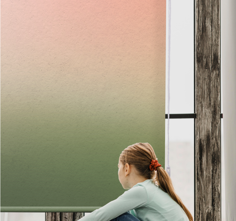 Gradient Earth Tones textured roller blind - TenStickers