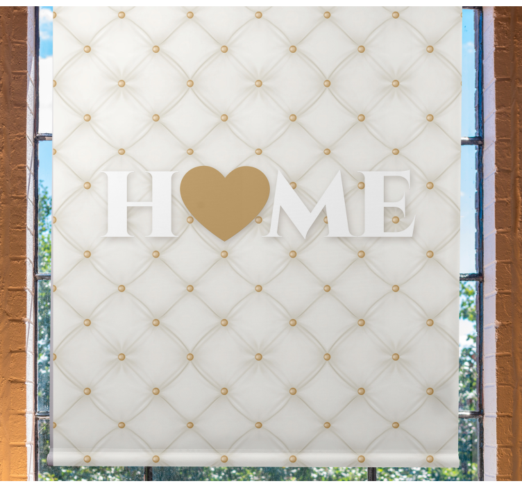 Home crochet design living room roller blind - TenStickers