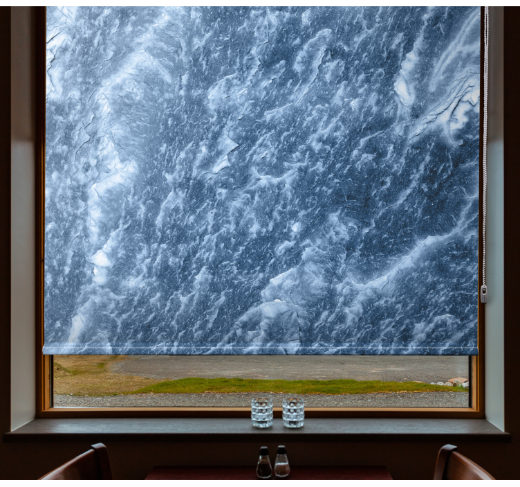 Marble-Inspired Pattern textured roller blind - TenStickers