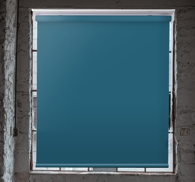 SOLID TEAL PANEL opaque roller blind - TenStickers