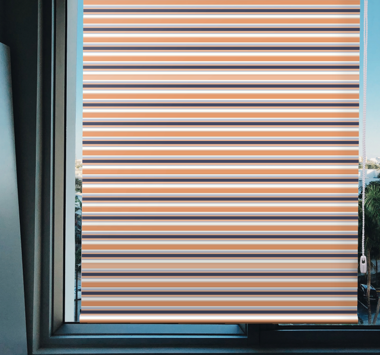 Striped Design Variation textured roller blind - TenStickers