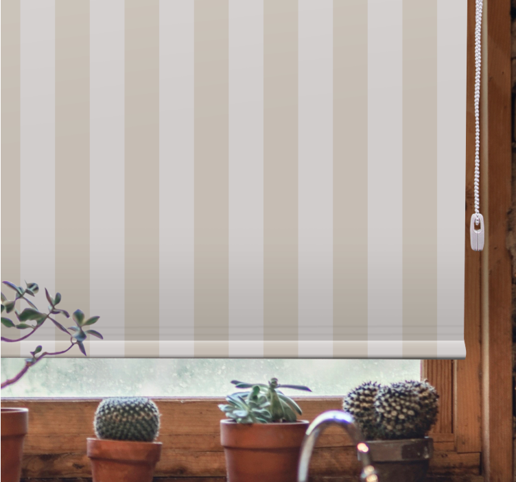 Subtle Striped Patterns kitchen roller blind - TenStickers