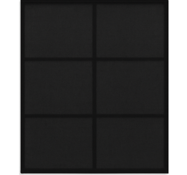 Modern blocks pattern Black roller blind - TenStickers