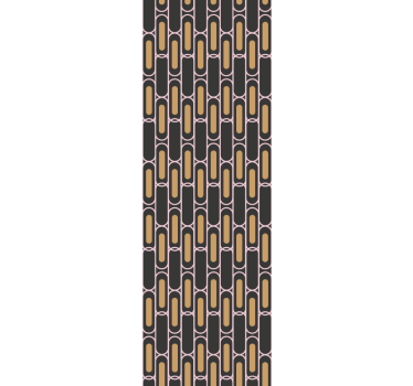 Modern roller blind geometric line design - TenStickers