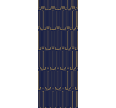 Modern roller blind arched line design - TenStickers