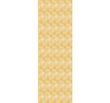 Modern roller blind gold foil wave effect - TenStickers