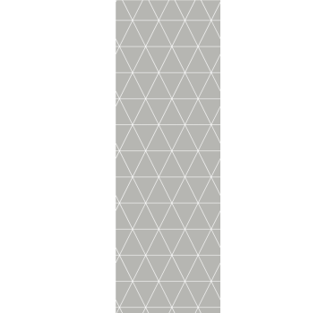 Modern roller blind minimalist light grey geo pattern - TenStickers