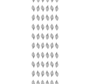 Modern roller blind with leaf-shaped minimalistic stripes - TenStickers