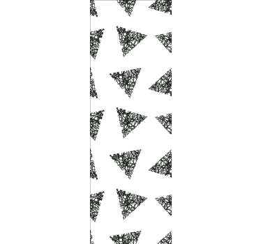 Modern roller blind with unique distressed pieces pattern - TenStickers