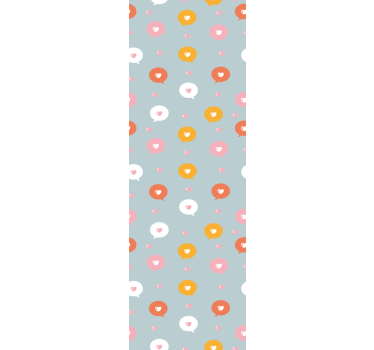 Modern roller blind love message templates icon - TenStickers