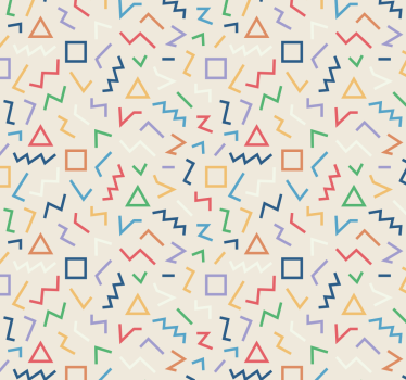 Modern roller blind in beige with colorful lines - TenStickers