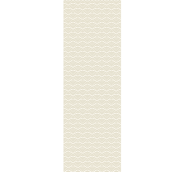 Modern roller blind simple tranquil waves - TenStickers