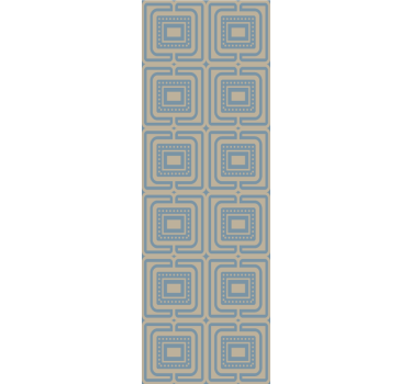 Modern roller blind with bronze and dark blue squares - TenStickers
