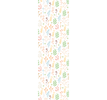 Modern roller blind simple symbols on white - TenStickers