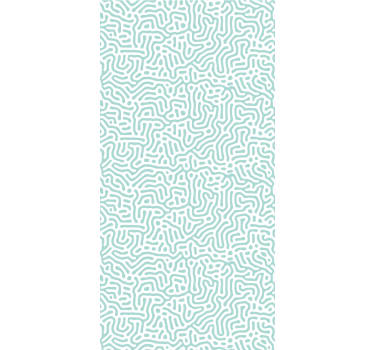 Modern roller blind with green and white nature design - TenStickers