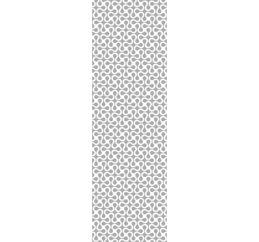 Modern roller blind modern white twister - TenStickers