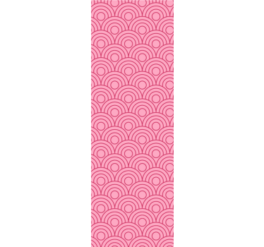 Modern roller blind in dark and light pink shape - TenStickers