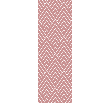 Modern roller blind with red shapes on white background - TenStickers
