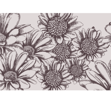Old sunflowers kitchen roller blind - TenStickers