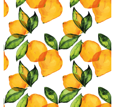 Kitchen roller blind lemon mediterranean style - TenStickers