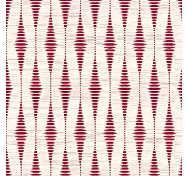 Modern roller blind in red rabaul ikat pattern - TenStickers