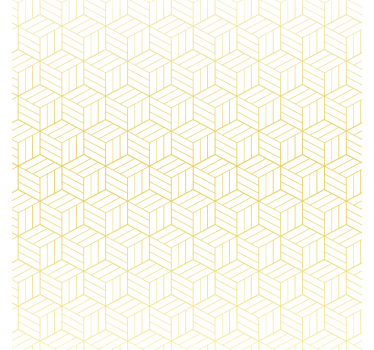 Modern roller blind gold foil geometric shapes - TenStickers
