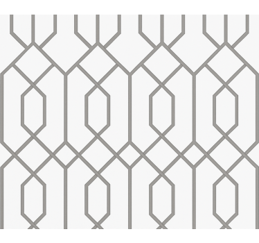 Modern roller blind in grey geometric design - TenStickers