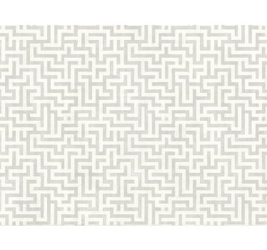 Modern roller blind silver maze pattern - TenStickers