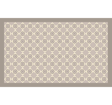 Beige roller blind cement beige tiles - TenStickers