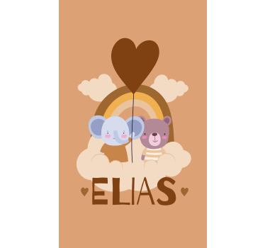 Koala Bear Friends custom roller blind - TenStickers