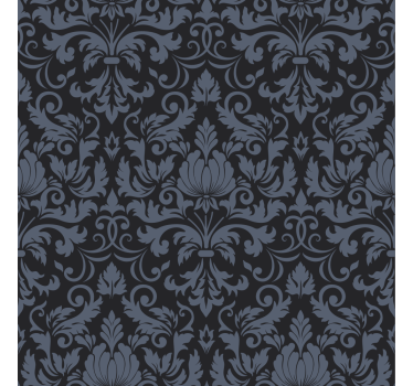 dark damask ornaments Classic blind - TenStickers