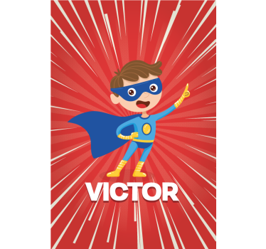 super kid Custom printed window shade - TenStickers