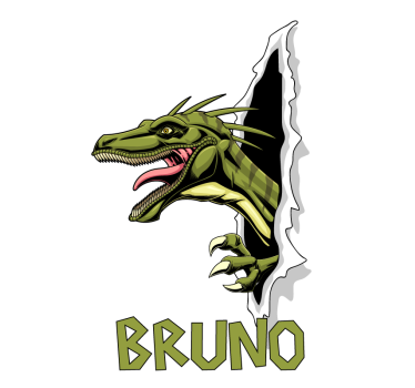 jurassic raptor Dinosaur blind - TenStickers