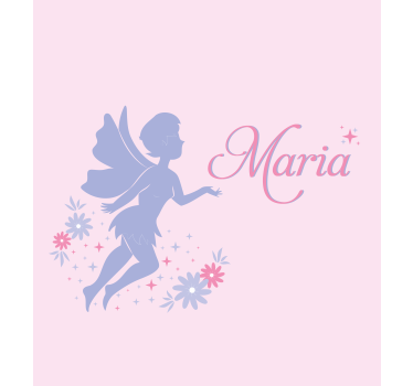 Flying fairy custom printed window roller blind - TenStickers