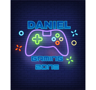 Gaming zone custom printed window shade - TenStickers